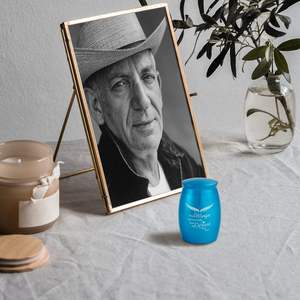 <b>Small</b> <b>Urns</b> <b>for</b> <b>Human</b> <b>Ashes</b> Adult Male Female Cremation <b>Urns</b> <b>for</b> Women Men Decorative <b>for</b> <b>Human</b> Adult Custom Size <b>Urn</b> Blue - Product Image 6