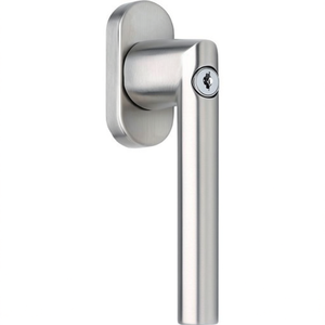 DENI Stainless Steel 20-40 mm Matt Mitered Shape <b>Window</b> <b>Handle</b> with <b>Lock</b> Furniture <b>Handles</b> & Knobs - Product Image 3