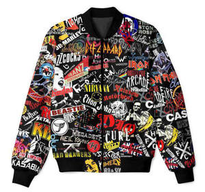 Logotipo personalizado y diseño de sublimación chaqueta al aire libre impermeable a prueba de viento estilo universitario chaquetas de Bombardero - Product Image 4