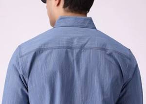 Top tendance hommes chemise boutonnée sur mesure léger facile à porter respirant confortable chemise boutonnée avec un matériau durable - Product Image 5