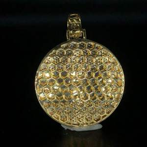 Pendentif Breadwinners serti de diamants 14k Pendentifs de la meilleure qualité Exportés par un exportateur indien - Product Image 3