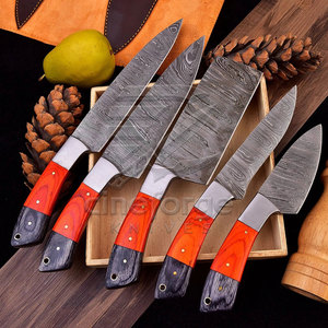 Juego de Cuchillos de Chef Profesionales de Damasco en Stock, Equipo de Cocina, Juego de Cuchillos de Chef de Damasco en Oferta - Product Image 2