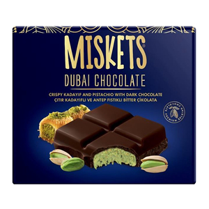 Vente chaude Miskets Barre de chocolat aux noisettes de Dubaï 100g Prix de gros en usine Chocolat au lait de qualité supérieure avec des noix croquantes - Product Image 6