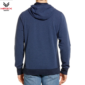 Vente en gros de haute qualité pour hommes surdimensionnés quarts zips pulsé Streetwear mode avec col à capuche matériau polaire pour l'hiver - Product Image 2