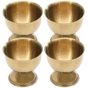 Fabricación de taza de huevo de latón Diseño popular Precio superior Soportes de huevo Tazas de mesa para taza de huevos duros - Product Image 1