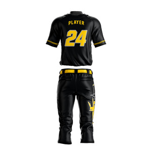 ชุดเบสบอลสำหรับผู้ชายเสื้อทีมและกางเกงพิมพ์ซับลิเมชันชุดออกกำลังกายระบายอากาศ - Product Image 3