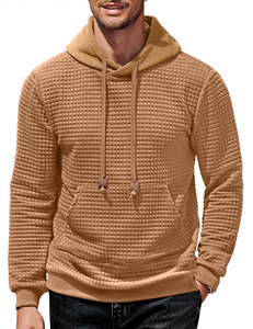Hottest New Men's <b>Thermal</b> <b>Hoodies</b> Customized Printing/Embroidery Letter & Logos Pullover Long Sleeves Waffle Knit 2XL <b>hoodies</b> - Product Image 1