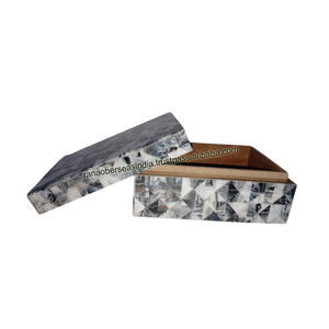 Caja de almacenamiento de joyería de madera hecha a mano de nuevo diseño para mujeres y niñas organizador de joyas a precio mayorista - Product Image 5