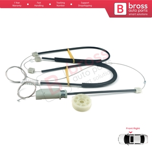 Kit de réparation de lève-vitre BWR994 côté droit pour TT MK2 8J3 8J9 2006-2014 Coupé 2 portes Cabriolet 8J0837462 - Product Image 5