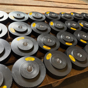 Poulie de distribution OEM 20AT5 à 20 dents la plus vendue avec conception de verrouillage compacte, largeur de courroie personnalisée, séries populaires AT5/AT10/AT20 - Product Image 1