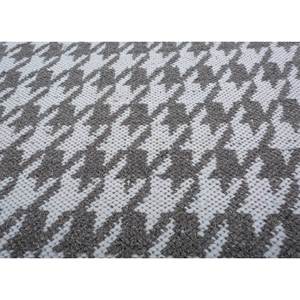 Tapis en laine tissée plate Alhambra gris et noir, motif abstrait rayé, rectangulaire, pour couloir, tapis en jute pour sol de maison, tapis rectangulaire pour pièce. - Product Image 3