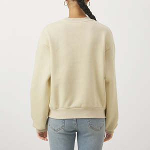 Sudaderas de cuello redondo para ropa de mujer de alta calidad precio barato ropa de calle informal de invierno OEM sudaderas de mujer hechas a medida - Product Image 3