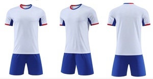 Kit de Jersey de fútbol de calidad superior Fabricación al por mayor Conjuntos de uniformes de fútbol de fábrica Tailandia Custom Oem Odm - Product Image 4