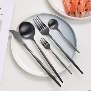 2025 superventas 6 uds juego de cubiertos reutilizables para el almuerzo de acero inoxidable con espejo de viaje Camping juego de cubiertos utensilios - Product Image 5