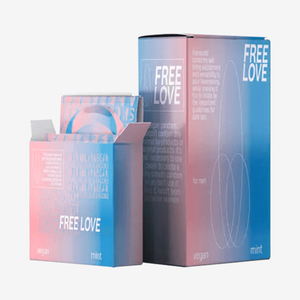 Großhandel Custom Logo Wellpappe Box gedruckt Safe Kondome 18 Stück Verpackungs boxen - Product Image 3