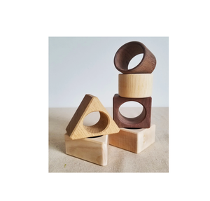 Porte-rond de serviette en bois Holder Case Disponible à bas prix Giveaway Gits De couleur bois foncé vente chaude - Product Image 4