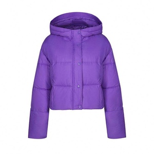 High Street Wholesale Custom Puffer Jacket <b>Bubble</b> <b>Coat</b> Cotton Padded Winter Jacket Fashionable Thick Down Outerwear for Women - Product Image 2