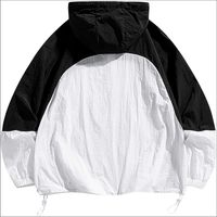 Nouvelle Arrivée 2025 – Blouson Coupe-Vent Homme Style Bomber Hiver Léger Imperméable à Capuche Motif Col Montant Caché