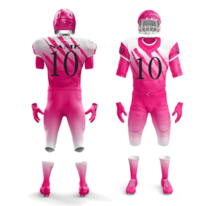 Nuevo diseño de uniforme de fútbol americano, peso ligero, reversible, transpirable, de secado rápido, Jersey de manga corta, técnicas impresas - Product Image 5