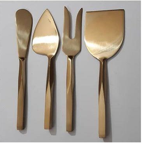 Ensemble de fromage de Style luxe ensemble de couverts nouveau Design maison hôtel Restaurant ensemble de couverts en acier inoxydable beurre outil de coupe ustensiles - Product Image 3