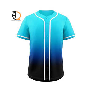 Camiseta de Béisbol con Tu Propio Logotipo, Uniformes de Béisbol Sublimados para Hombre - Product Image 1