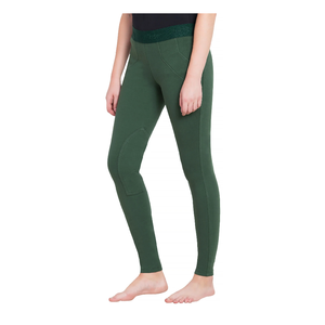 Collants à la mode au design floral pour dames avec une coupe ajustée idéale pour la marche, le yoga ou les tenues de week-end décontractées - Product Image 3