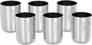 Heavy-Duty Stainless Steel Glass <b>Tumblers</b> for Commercial Use Easy to Washing Juice and Water Metal Glass - Product Image 4