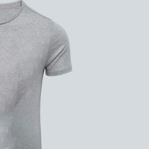 Camiseta de algodón Premium de peso pesado Camiseta de tela reciclada duradera y elegante Logotipo personalizado y Soporte de etiquetas - Product Image 3