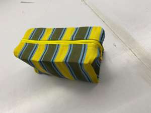 Fancy High-quality Eco-Friendly Large Portable Cosmetic Pouches <b>Cases</b> Fashion-Styled Recycled Nylon Zipper Hasp Closure Water - Product Image 4