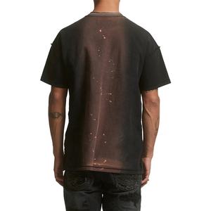 Wholesale Short Sleeve Men's T-Shirt Casual Adult Size 100% Cotton Sublimated Knitted Fabric Formal Style - Product Image 3