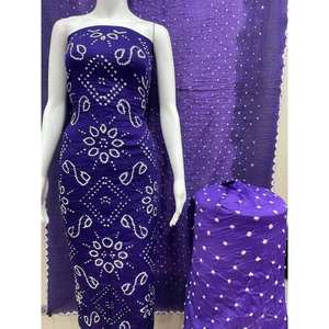 Nuevo Vestido Negro Bandhani de Satén, Corte en A, Material para Vestido, Largo hasta la Rodilla, Casual-Formal, Ecológico, Lavable, Técnicas Bordadas, Dulce - Product Image 2