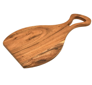 เขียงทำจากไม้ธรรมชาติสำหรับหั่นผักและเครื่องครัวรูปวงรี - Product Image 4