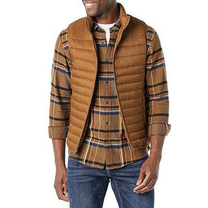 Chaleco impermeable de invierno poliéster camuflaje sin mangas Puffer cremallera acolchada ropa de hombre chaquetas High Street chaquetas de hombre - Product Image 1