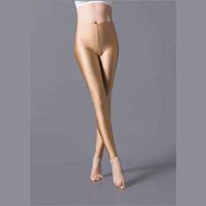 ชุดเลกกิ้งโยคะไซส์ใหญ่ ยืดได้สี่ทิศทาง ผ้าเนื้อแน่น ยืดหยุ่นสูง แห้งเร็ว กระชับรูปร่าง เอวสูง ผ้ามันเงา ทรงดินสอ - Product Image 3