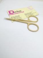 Outils de manucure et pédicure en acier inoxydable plaqué or mat certifiés CE, professionnels, durables, coupe-ongles 5 en 1, pince à cuticules