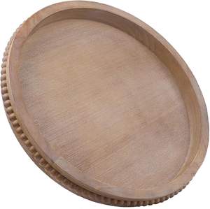 Impex Designs Plateau de service en bois durable et écologique de style royal-pour ustensiles de cuisine et cadeaux - Product Image 1