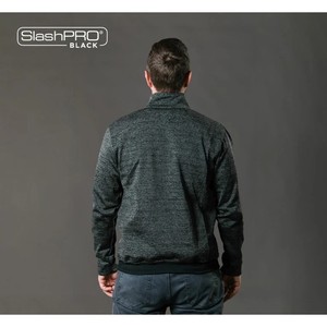 Veste anti-coupure noire - niveau de protection 5, lavable en machine - Product Image 3