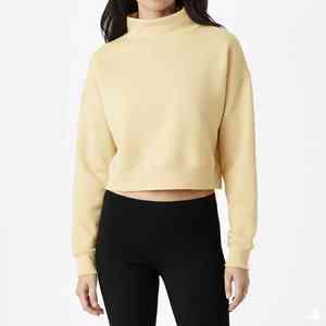 เสื้อไหมพรมแขนยาวทรงบ็อกซี่ คอเต่า ลายพิมพ์ สีพื้น ผ้าระบายอากาศ ป้องกันรอยยับ สำหรับผู้หญิง ฤดูหนาว ปี 2025 - Product Image 5