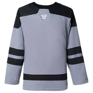 Venta al por mayor, camisetas profesionales de hockey sobre hielo, uniforme de equipo personalizado, impresión por sublimación, tela de secado rápido, poliéster avanzado duradero - Product Image 1