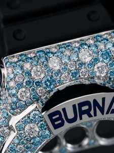 Luxury Hiphop Watch with Moissanite Diamond G Style Case Iced Out <b>Jewelry</b> Passes Diamond Tester Daily Use with Rubber Band - Product Image 3