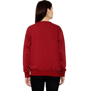 Sweats d'hiver décontractés pour femmes Logo imprimé avant Lavage à l'acide Tissu éponge polyester/coton de haute qualité - Product Image 4