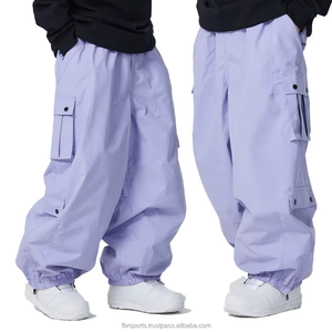 Unisex Waterproof Windproof Breathable Snowboarding Ski <b>Pants</b> Zipper Plus Size Baggy Design Printed Low MOQ 10,000mm - Product Image 3