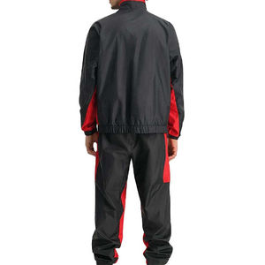 OEM Winter Streetwear Printed Windbreaker Custom Set Men Hooded Tracksuit Quick Dry Breathable 100% <b>Nylon</b> <b>Fabric</b> Customizable - Product Image 4