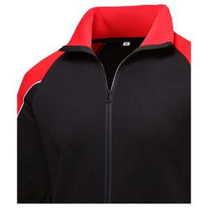 Conjunto de chándal para hombre con chaqueta y pantalones con cremallera, ropa deportiva de dos piezas, traje de entrenamiento para correr, atuendo informal para gimnasio, venta al por mayor - Product Image 5