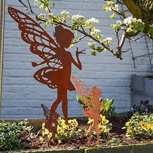 Conjunto de estatua de Reno de poliresina blanca moderna Diseño geométrico resistente a la intemperie para decoración de jardín de Navidad al aire libre - Product Image 1