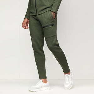 Survêtements personnalisés avec logo, poches en tissu technique, jogging d'hiver, vêtements de sport contrastés, ensembles zippés, 100% coton, streetwear pour hommes - Product Image 1