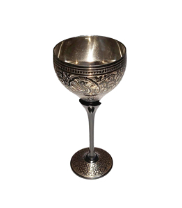 Calidad Premium hecho a mano 100% latón puro Moscú mulas copa de vino copa única copa de cáliz Bidri Nakkashi gran regalo de vino - Product Image 1