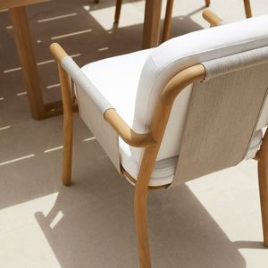 Mesa de Comedor Rectangular de Madera para Exteriores, Muebles de Jardín para Restaurante, Juego de Comedor Moderno - Product Image 4
