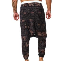 Pantalones Deportivos de Moda para Hombre al por Mayor, OEM, con Entrepierna Caída, Ajustados, Transpirables, Holgados, Sublimados - Product Image 1