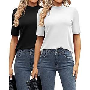 Camiseta de verano Bangladesh Cómoda promocional Buena calidad Señoras jóvenes Mujeres Camisa Ropa Casual Cantidad XXXL Tiempo - Product Image 1